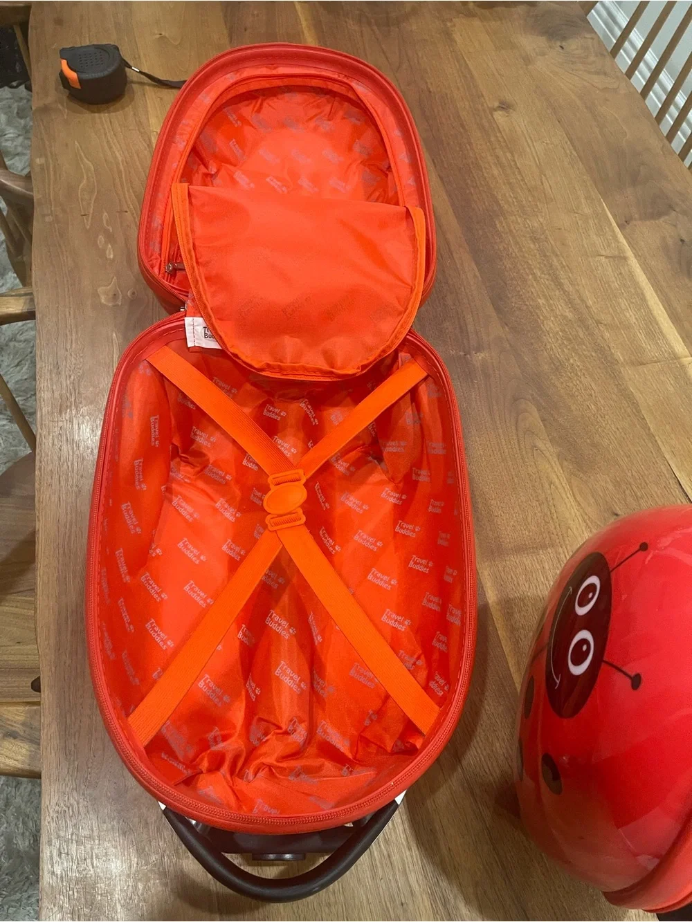 Travel buddies Kids Red Ladybug Rolling Suitcase & Backpack Set